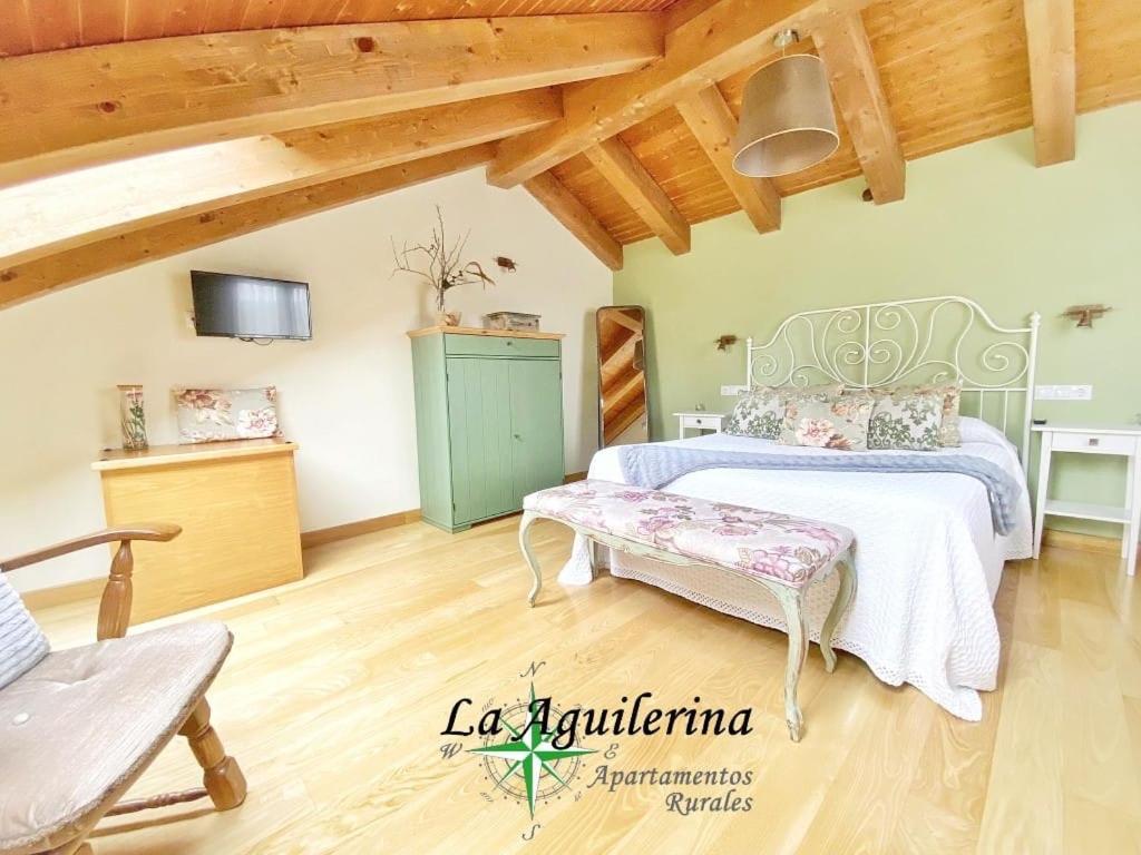 La Aguilerina Apartamentos Rurales Oviñana Kültér fotó