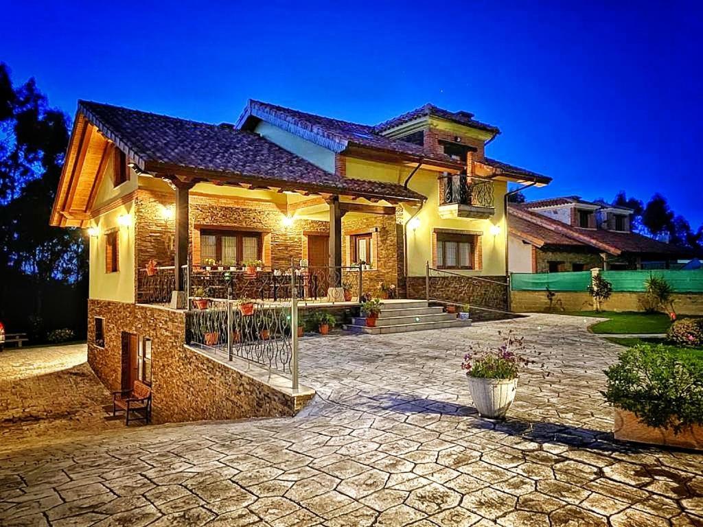 La Aguilerina Apartamentos Rurales Oviñana Kültér fotó